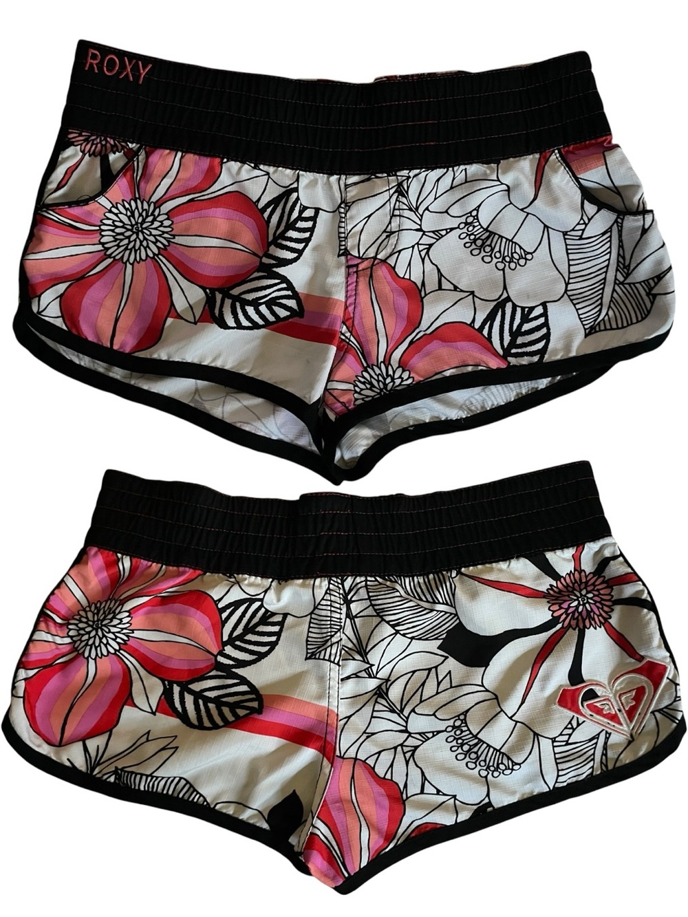 💙4/$28💙 Roxy Endless Summer Floral Board Shorts Juniors S/M Surf Beach